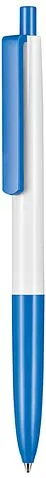 Ручка шариковая New Basic, голубой/белый