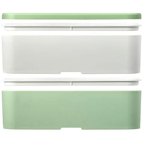 Двухслойный пищевой контейнер MIYO Renew - цвета слоновой кости