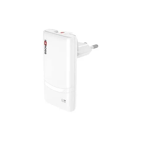 Многопозиционное зарядное устройство SKROSS® Klip Slim 65 Вт - Белый