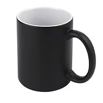 Кружка-хамелеон керамическая Йорк, сублимация, черная