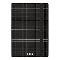 Блокнот формата А5 Checkered Black Lined