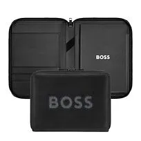 Папка для участника конференции формата А5 Boss Cut Out Black & Grey