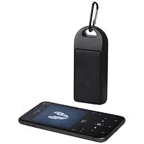 Bluetooth®-колонка Omni из переработанной пластмассы IPX4, сертифицированной по стандарту RCS, мощностью 3 Вт - сплошной черный