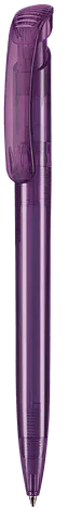 Ручка шариковая Clear Transparent, фиолетовый