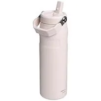 Бутылка для воды объемом 700 мл с откидной трубочкой Stanley IceFlow™ 2.0 - Light pink