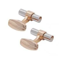 Запонки More Chrome