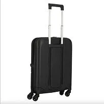 Чемодан складной Rollink FLEX LIGHT 55x40x20 см, 4 колеса, черный