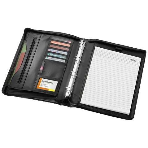 Папка Ebony А4 - сплошной черный