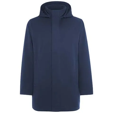 Универсальная парка с утеплителем и капюшоном - Navy Blue Универсальная парка с утеплителем и капюшоном - Navy Blue