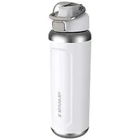 Изолированная бутылка для воды Stanley Classic Wellspring 710 мл из переработанной нержавеющей стали - Белый