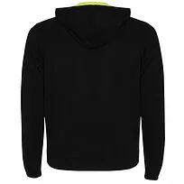 Толстовка FUJI мужская, ЧЕРНЫЙ/ФЛУОРЕСЦЕНТНЫЙ ЖЕЛТЫЙ S
