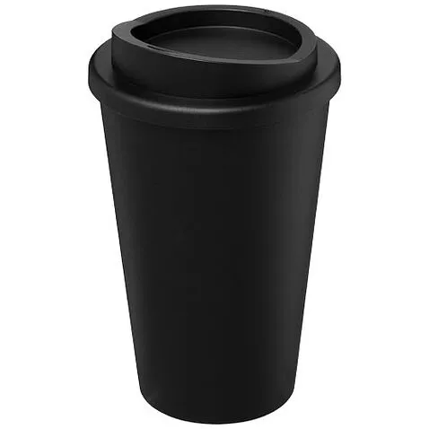Термокружка Recycled Americano® объемом 350 мл - сплошной черный