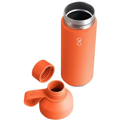 Бутылка для воды Ocean Bottle объемом 500 мл с вакуумной изоляцией - Sun Orange