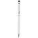 Ore aluminium ballpoint pen with stylus (blue ink) - Белый