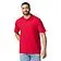 Футболка поло SOFTSTYLE ADULT DOUBLE PIQUE, КРАСНЫЙ S