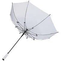 23-дюймовый автоматический зонт Niel из переработанного ПЭТ-пластика - Белый