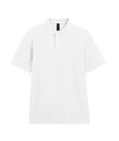Футболка поло SOFTSTYLE ADULT DOUBLE PIQUE, БЕЛЫЙ XL
