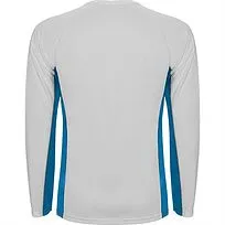 Спортивная футболка SHANGHAI L/S мужская, БЕЛЫЙ/КОРОЛЕВСКИЙ СИНИЙ S
