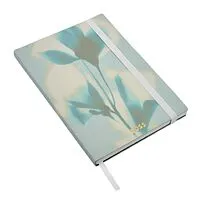 Блокнот формата А5 Holographic Flower Light Green Lined