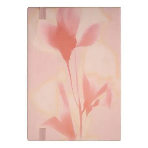 Блокнот формата А5 Holographic Flower Nude Lined