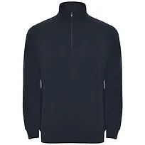 Свитер Aneto с молнией на четверть длины плотностью 280 г/м² - Navy Blue