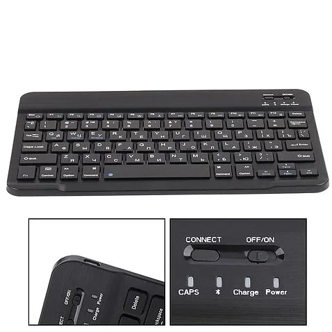 Портативная мини Bluetooth клавиатура Visible, черный