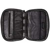 Сумка-органайзер Rise из материалов, переработанных согласно стандарту GRS   - сплошной черный