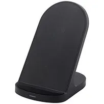 Loop подставка для беспроводной зарядки из переработанной пластмассы, сертифицированной по стандарту RCS, с двумя катушками м - сплошной черный