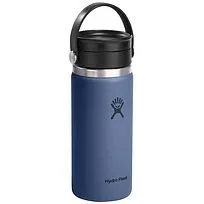 Термостакан из нержавеющей стали Hydro Flask с широким горлышком объемом 473 мл и крышкой Flex Sip™ - Mid Blue