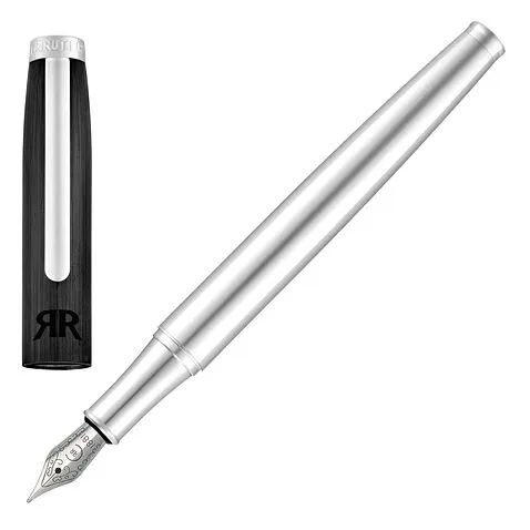 Перьевая авторучка Rivington Black & Chrome