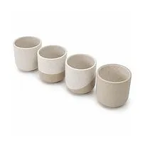 Набор кофейных кружек Originalhome Reclay объемом 150 мл - Белый