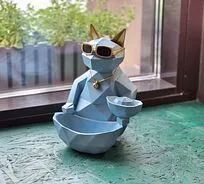 Статуэтка хранитель Кот фантазер, небесный