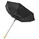 23-дюймовый автоматический зонт Alina из переработанного ПЭТ-пластика - сплошной черный