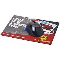 Коврик для мыши Brite-Mat® из резины - сплошной черный
