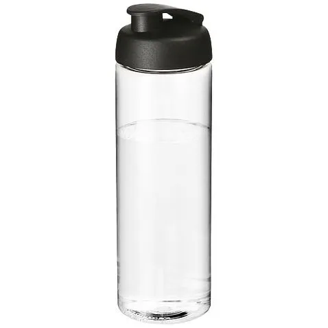 Спортивная бутылка H2O Vibe объемом 850 мл с откидывающейся крышкой - Прозрачный Спортивная бутылка H2O Vibe объемом 850 мл с откидывающейся крышкой - Прозрачный