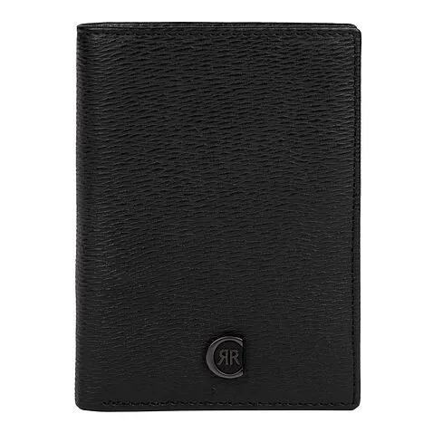 Card holder with flap Bond Black