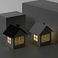 Часы метеостанция HomeTime, белые