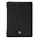 Card holder with flap Button Black