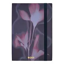 Блокнот формата А5 Holographic Flower Navy Lined