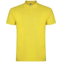 Детское поло Star с коротким рукавом - Желтый