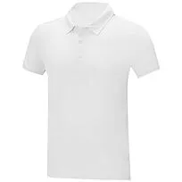 Мужская стильная футболка поло с короткими рукавами Deimos - Белый
