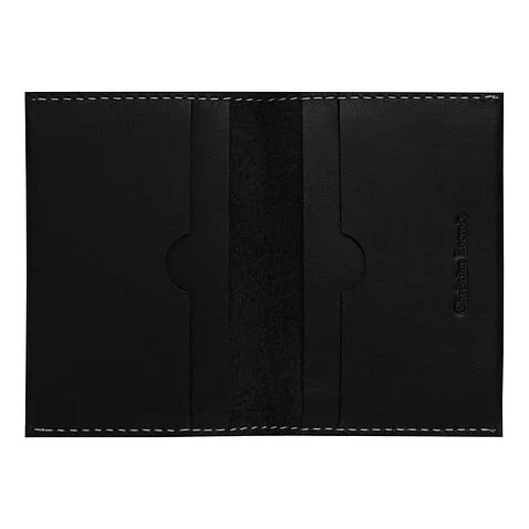 Card holder with flap Alter Black