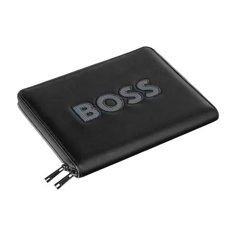 Папка для участника конференции формата А5 Boss Cut Out Black & Grey