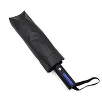 Автоматический противоштормовой складной зонт Sherp, синий