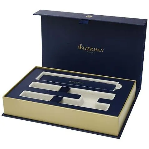 Набор роллерных и шариковых ручек Waterman Allure 2.0 - Синий темный
