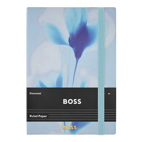 Блокнот формата А5 Holographic Flower Light Blue Lined