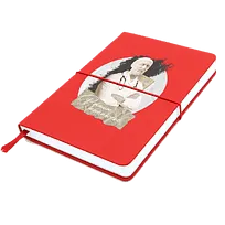 Блокнот A5 Veles в твёрдом переплёте, красный