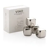 Кубики из нержавеющей стали для охлаждения напитков, 4 предмета