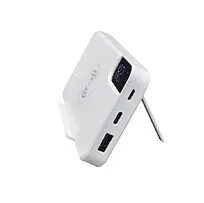 Внешний аккумулятор gPro QI, с беспроводной зарядкой 10000 mAh, белый