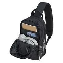 Переработанная сумка Stanley Vitalize™ Macro Method crossbody 9,5 л - сплошной черный